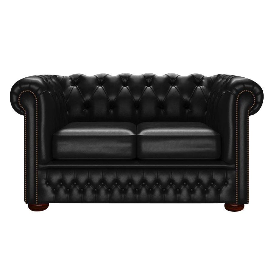 Fleming 2 Sits Chesterfield Soffa Old English Black