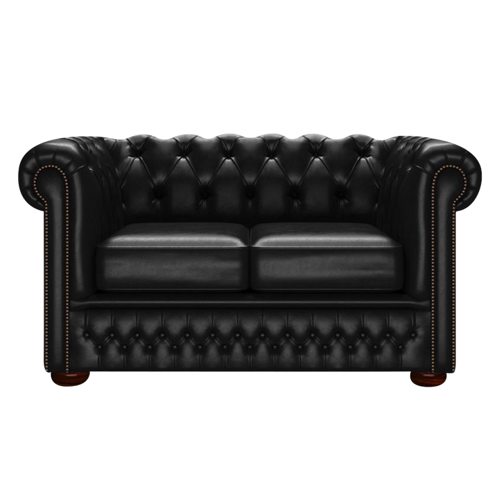 Fleming 2 Sits Chesterfield Soffa Old English Black