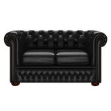 Fleming 2 Sits Chesterfield Soffa Old English Black