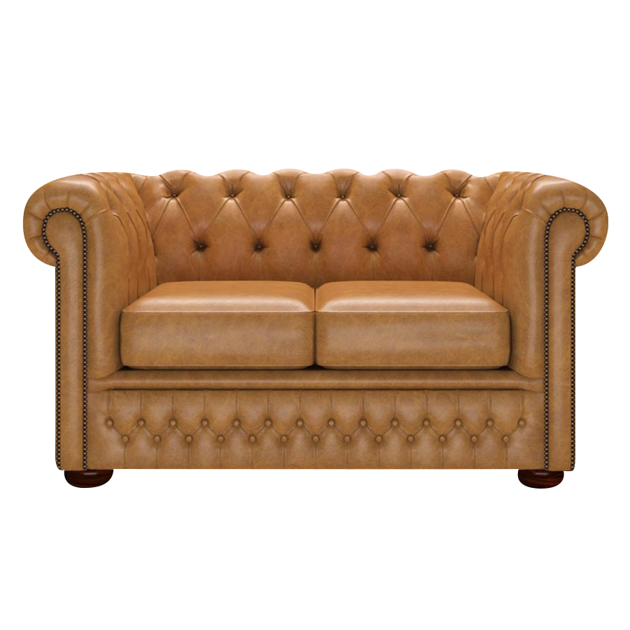 Fleming 2 Sits Chesterfield Soffa Old English Buckskin