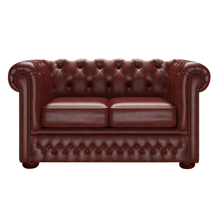 Fleming 2 Sits Chesterfield Soffa Old English Chestnut
