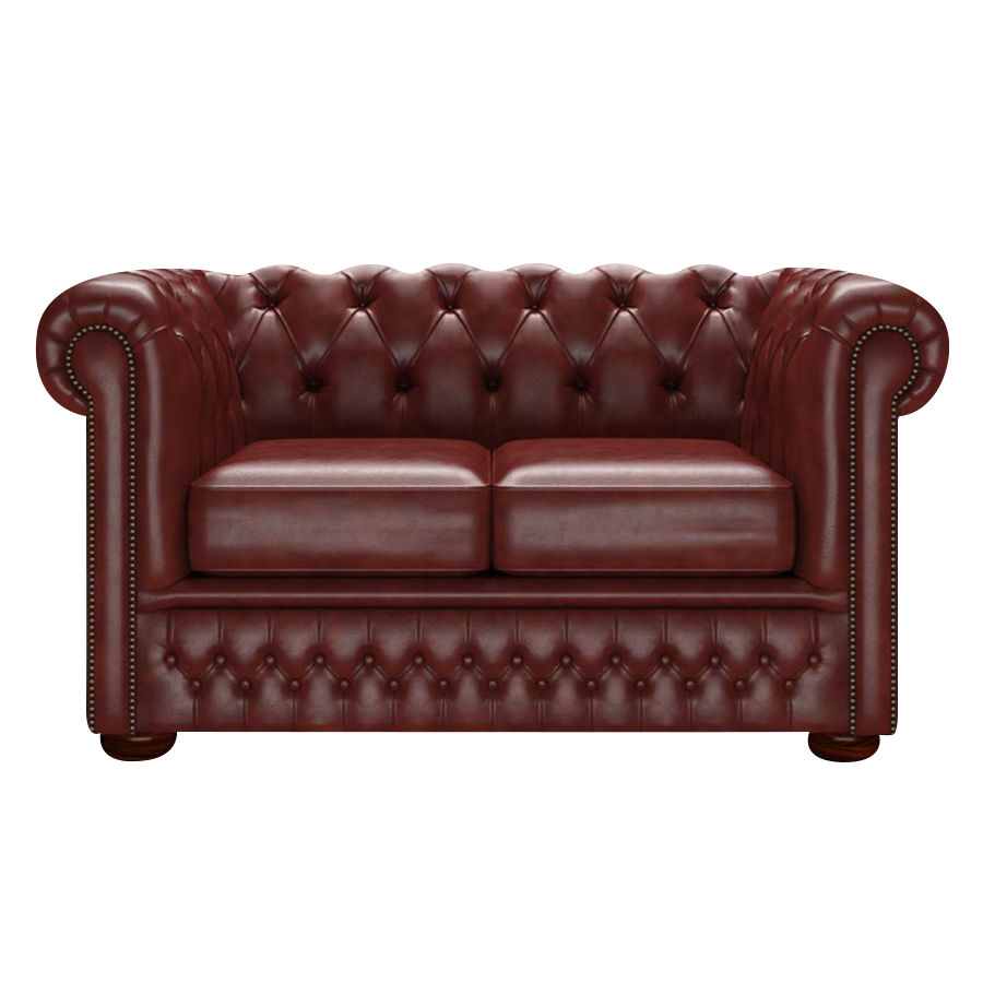 Fleming 2 Sits Chesterfield Soffa Old English Chestnut