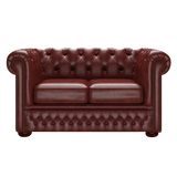 Fleming 2 Sits Chesterfield Soffa Old English Chestnut