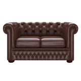 Fleming 2 Sits Chesterfield Soffa Old English Dark Brown