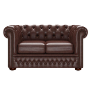 Fleming 2 Sits Chesterfield Soffa Old English Dark Brown