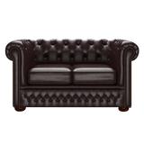 Fleming 2 Sits Chesterfield Soffa Old English Smoke