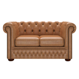 Fleming 2 Sits Chesterfield Soffa Old English Tan