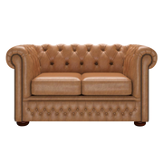 Fleming 2 Sits Chesterfield Soffa Old English Tan