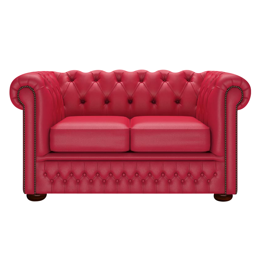 Fleming 2 Sits Chesterfield Soffa Shelly Flame Red
