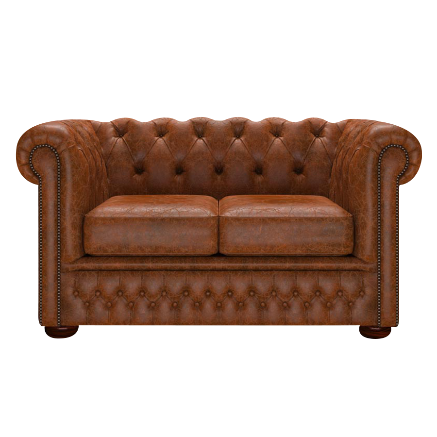 Fleming 2 Sits Chesterfield Soffa Tudor Chestnut