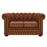 Fleming 2 Sits Chesterfield Soffa Tudor Chestnut