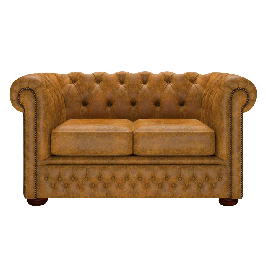 Fleming 2 Sits Chesterfield Soffa Tudor Mustard