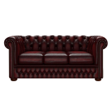 Fleming 3 Sits Chesterfield Soffa Antique Red