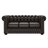 Fleming 3 Sits Chesterfield Soffa Birch Brown