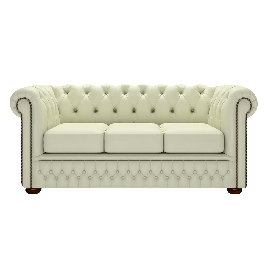 Fleming 3 Sits Chesterfield Soffa Birch Cream