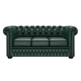 Fleming 3 Sits Chesterfield Soffa Birch Forest Green