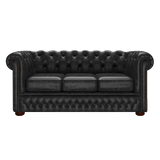 Fleming 3 Sits Chesterfield Soffa Etna Black