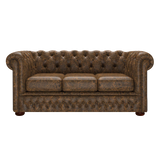 Fleming 3 Sits Chesterfield Soffa Etna Brandy
