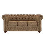 Fleming 3 Sits Chesterfield Soffa Etna Camel