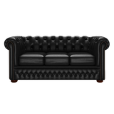 Fleming 3 Sits Chesterfield Soffa Old English Black