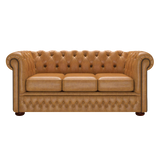 Fleming 3 Sits Chesterfield Soffa Old English Buckskin