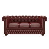 Fleming 3 Sits Chesterfield Soffa Old English Chestnut