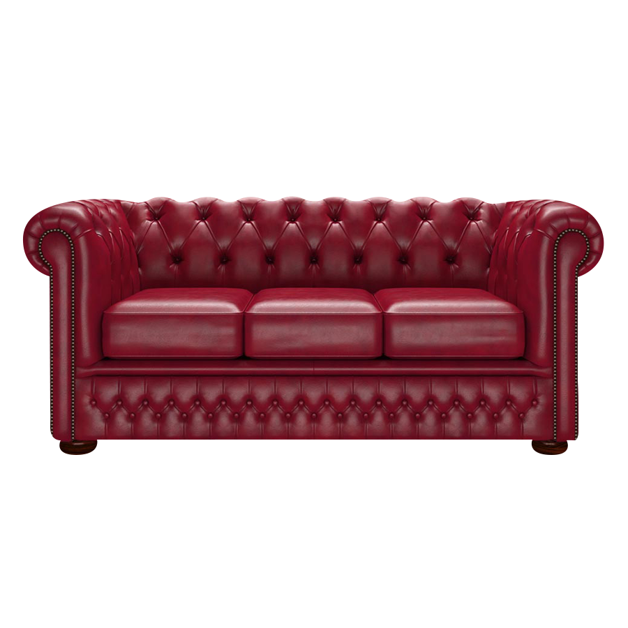 Fleming 3 Sits Chesterfield Soffa Old English Gamay