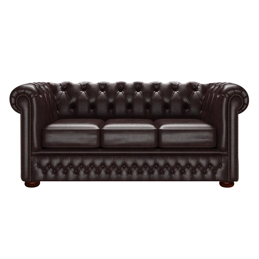 Fleming 3 Sits Chesterfield Soffa Old English Smoke