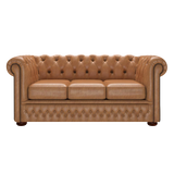 Fleming 3 Sits Chesterfield Soffa Old English Tan
