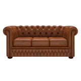 Fleming 3 Sits Chesterfield Soffa Tudor Chestnut