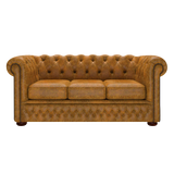 Fleming 3 Sits Chesterfield Soffa Tudor Mustard