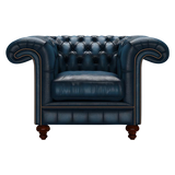 Allingham Chesterfield Fåtölj Antique Blue