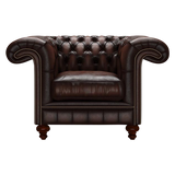 Allingham Chesterfield Fåtölj Antique Brown