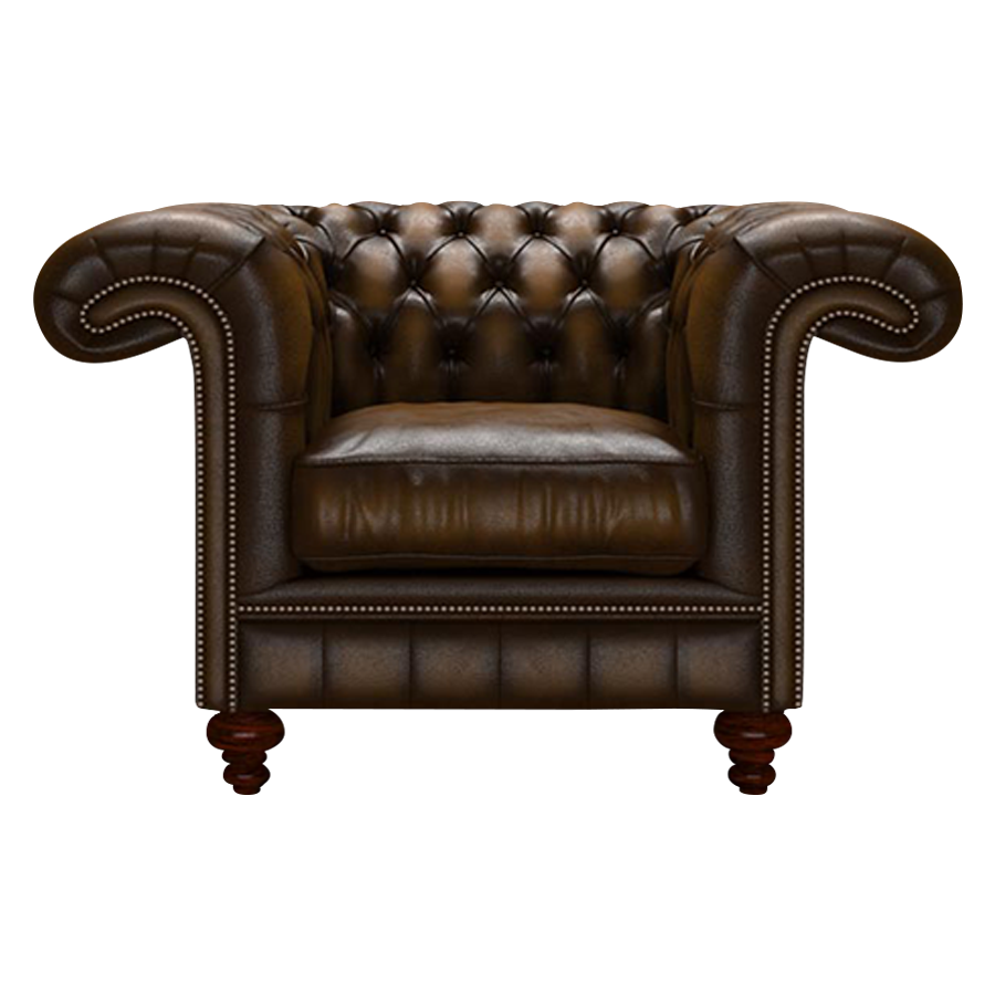 Allingham Chesterfield Fåtölj Antique Gold