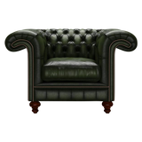 Allingham Chesterfield Fåtölj Antique Green