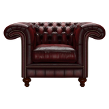 Allingham Chesterfield Fåtölj Antique Red