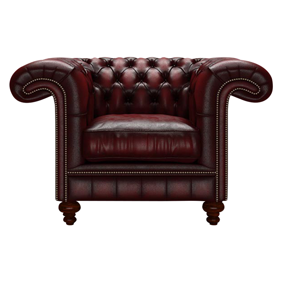 Load image into Gallery viewer, Allingham Chesterfield Fåtölj Antique Red
