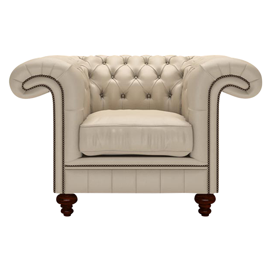 Allingham Chesterfield Fåtölj Birch Blush Beige