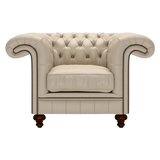 Allingham Chesterfield Fåtölj Birch Blush Beige