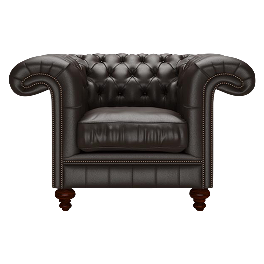 Allingham Chesterfield Fåtölj Birch Brown