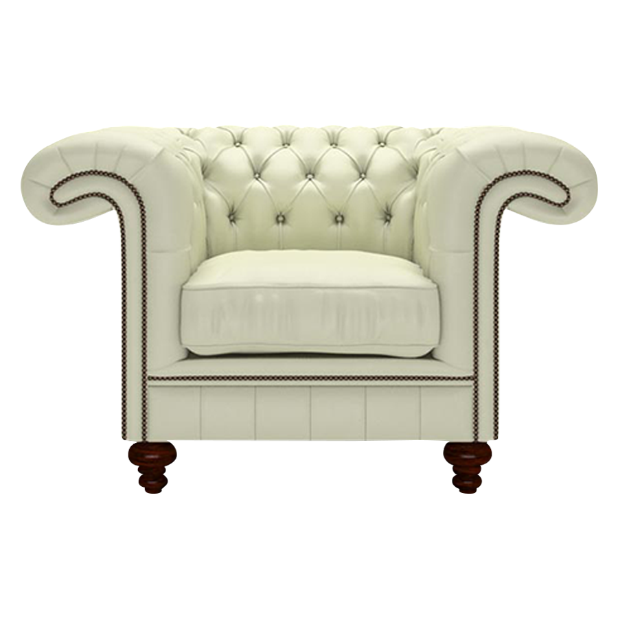Allingham Chesterfield Fåtölj Birch Cream
