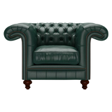 Allingham Chesterfield Fåtölj Birch Forest Green