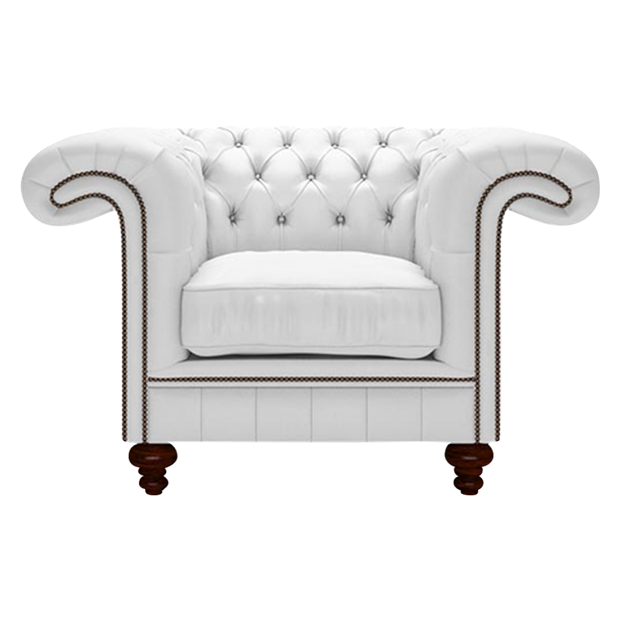 Allingham Chesterfield Fåtölj Birch White