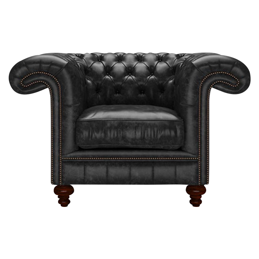 Allingham Chesterfield Fåtölj Etna Black