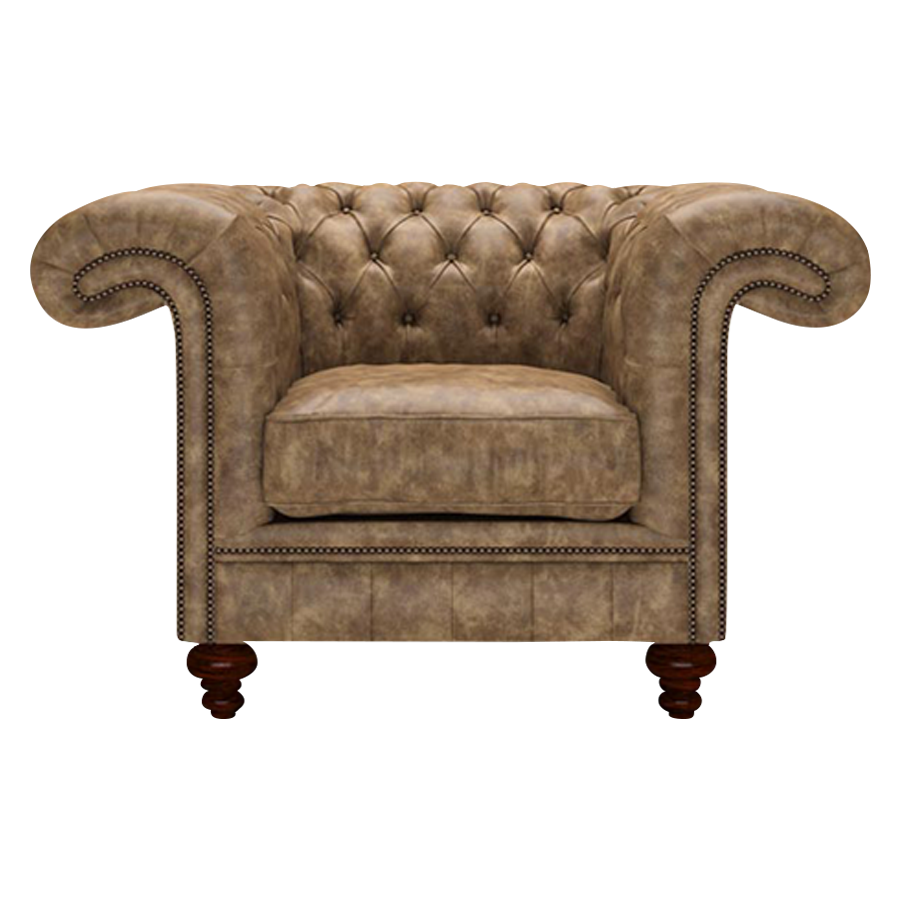 Allingham Chesterfield Fåtölj Etna Camel