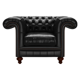 Allingham Chesterfield Fåtölj Old English Black