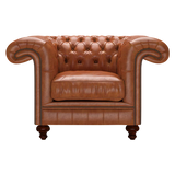 Allingham Chesterfield Fåtölj Old English Bruciato