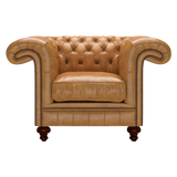 Allingham Chesterfield Fåtölj Old English Buckskin