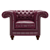 Allingham Chesterfield Fåtölj Old English Burgundy