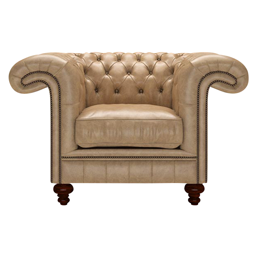 Allingham Chesterfield Fåtölj Old English Parchment